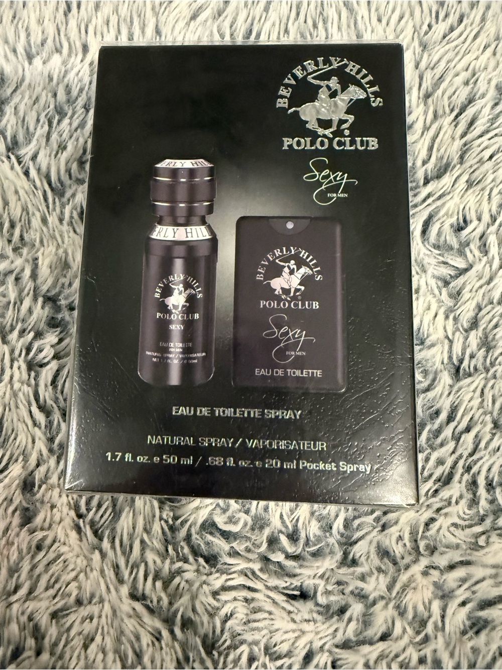 Beverly Hills Polo Club Black & Silver 'Sexy' Eau de Toilette Gift Set